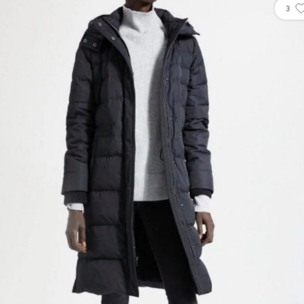 Theory Norine Hooded Puffer Down Coat